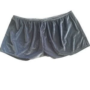 Velour Sleep - Lounge Shorts - Womens Size XL - Gray
